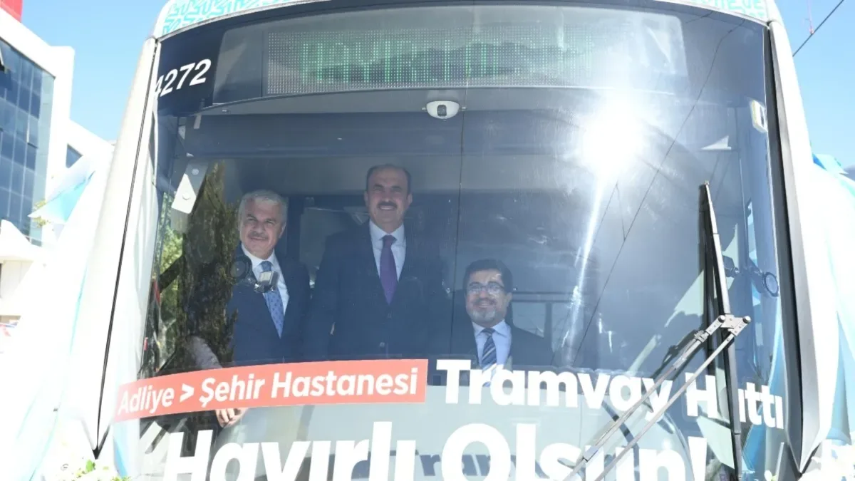Konya'nın Yeni Tramvay Hattı Hizmete Girdi