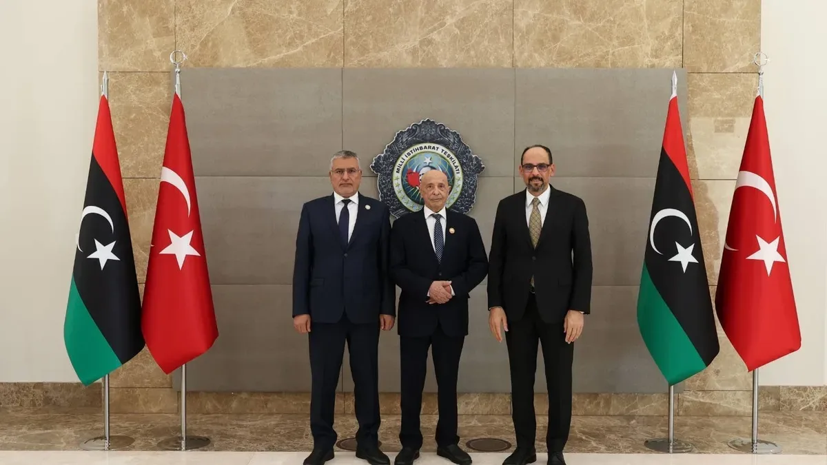 Ankara'da Libya Zirvesi: Kalın, Salih ve Takala Bir Araya Geldi