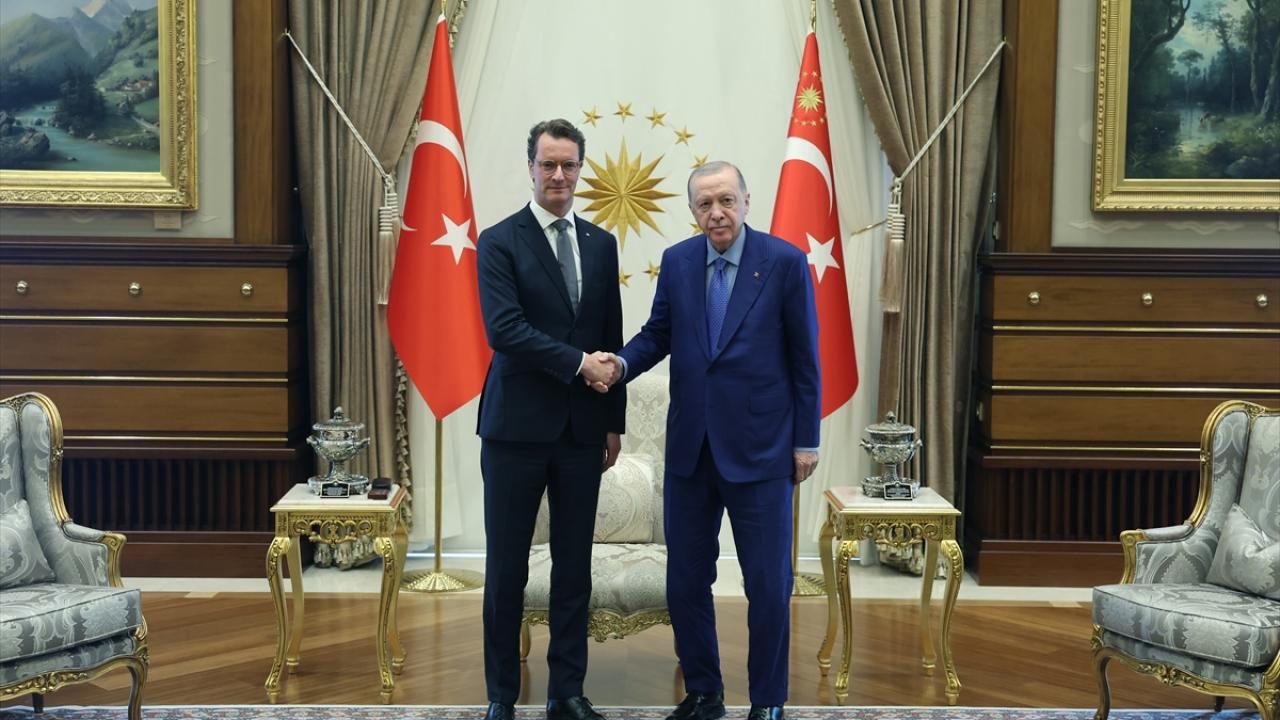 Cumhurbaşkanı Erdoğan, Kuzey Ren-Vestfalya Eyalet Başbakanı Wüst'ü Ağırladı