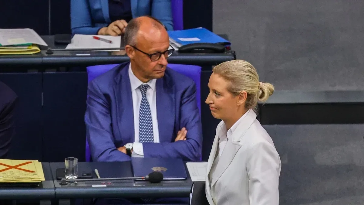 Weidel ile Merz arasında parlamentoda enerji politikası tartışması