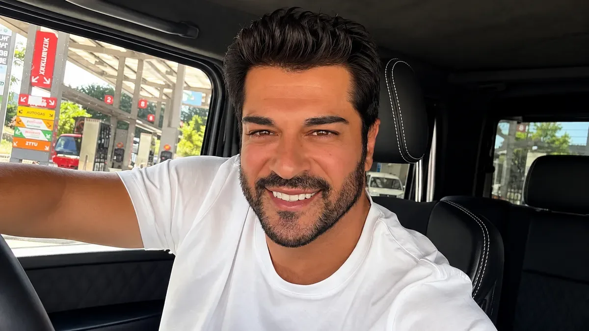 Burak Özçivit’in set yolunda sürpriz karşılaşma! Koyun sürüsü önünü kesti