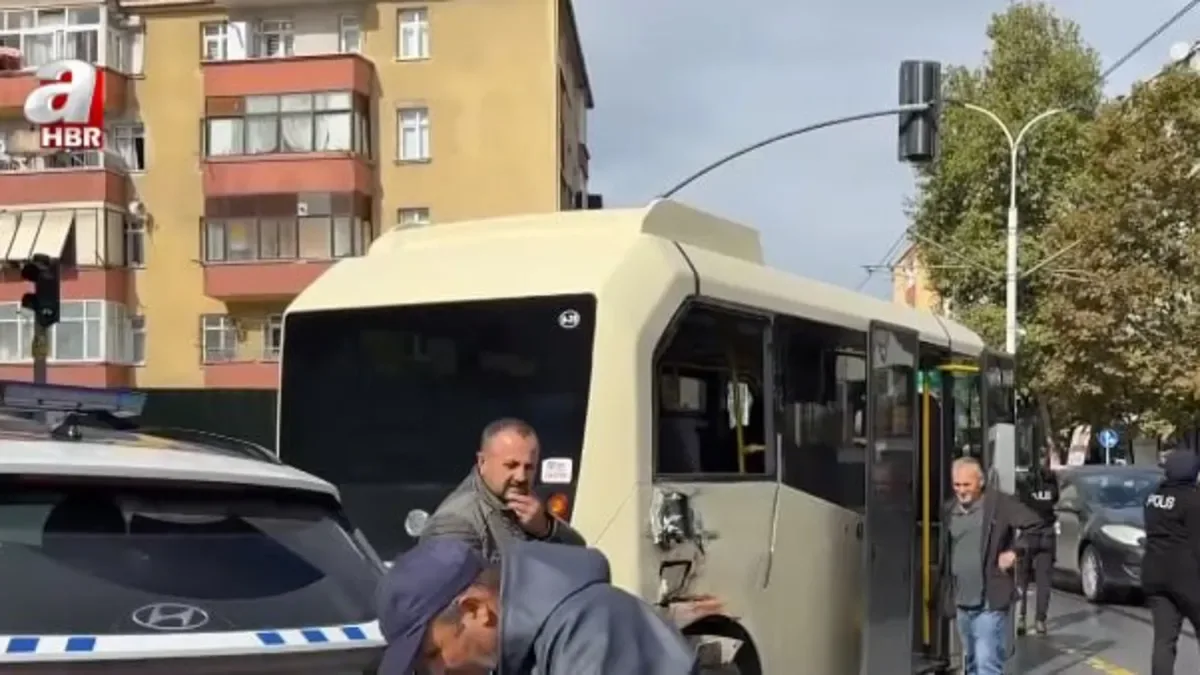 Güngören'de tramvay kazası: Ters yöne giren minibüse çarptı, yaralılar var!