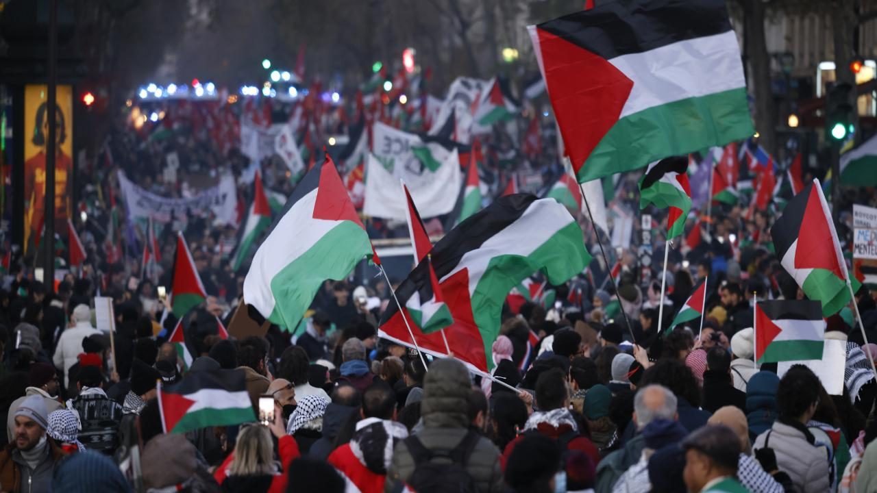 Fransa'da Filistin'e Destek Gösterisi Yasaklandı