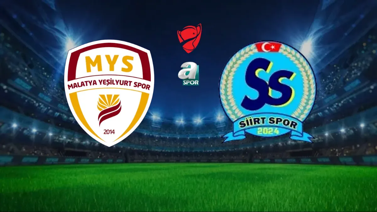 Ziraat Türkiye Kupası'nda 2. tur heyecanı! Malatya Yeşilyurt SK-Siirt FK maçı A Spor'da